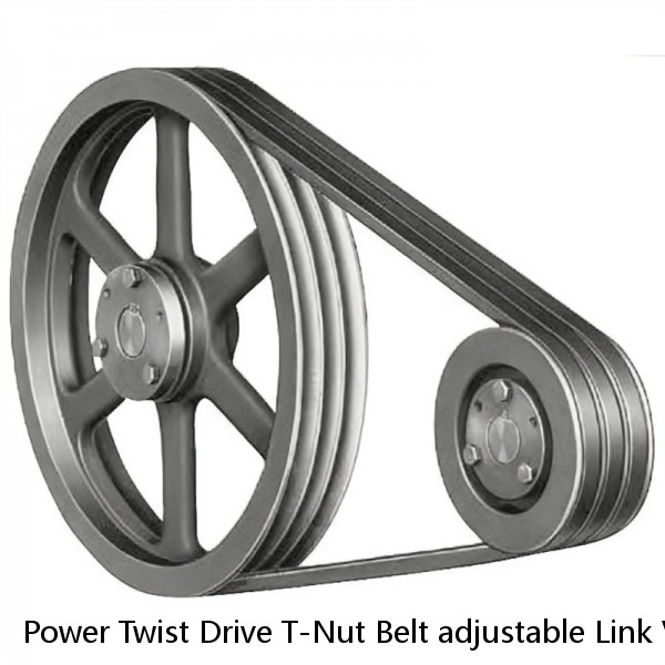 Power Twist Drive T-Nut Belt adjustable Link V-Belt A13/4L,1/2" 1FT/5FT/10FT New